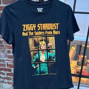Black Ziggy Stardust Graphic T-Shirt